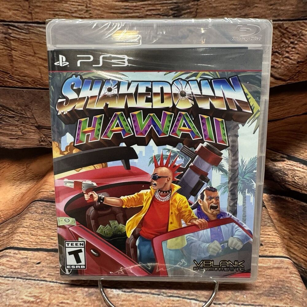 Shakedown Hawaii PS3 Sony PlayStation 3 Game Vblank Sealed Last Physical Release